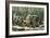 American Forest Scene, Maple Sugaring, 1856-Currier & Ives-Framed Giclee Print