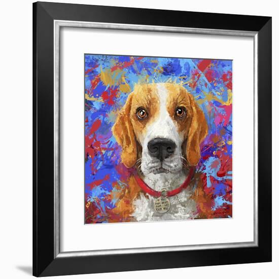 American Fox Hound-Frank Harris-Framed Giclee Print