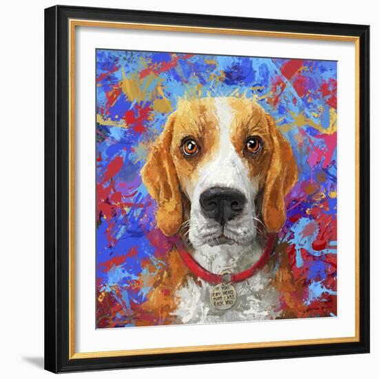 American Fox Hound-Frank Harris-Framed Premium Giclee Print