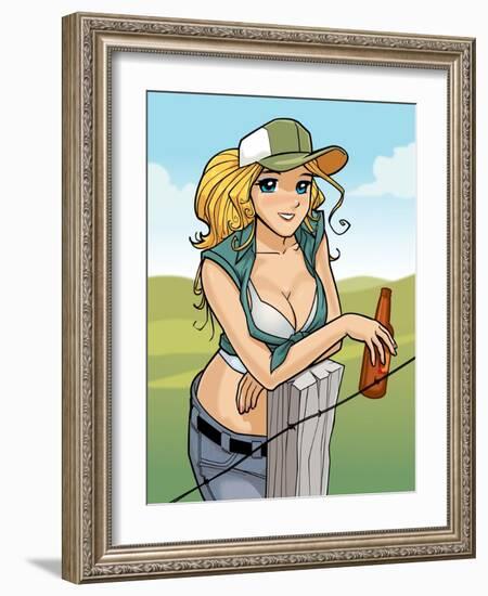 American Gal-Harry Briggs-Framed Giclee Print