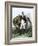 American General Nathanael Greene Beside His Horse-null-Framed Giclee Print