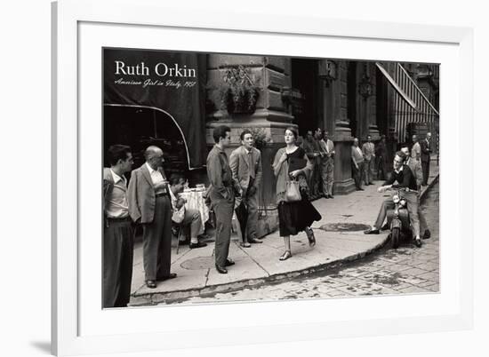 American Girl in Italy, 1951-Ruth Orkin-Framed Art Print