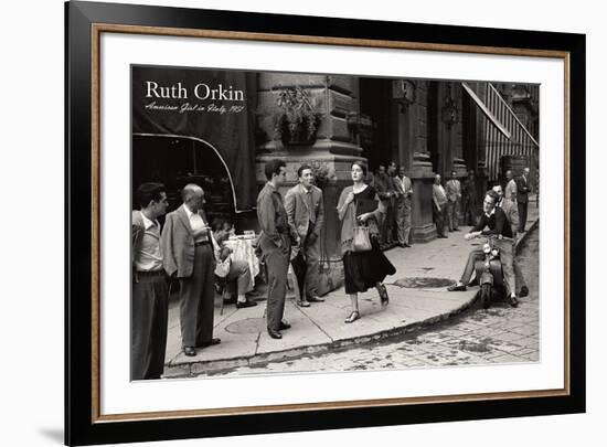 American Girl in Italy, 1951-Ruth Orkin-Framed Art Print