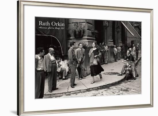 American Girl in Italy, 1951-Ruth Orkin-Framed Art Print
