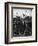 American Glider Troops' Airborne Unit on Parade at Airfield Before Eisenhower's D Day-Frank Scherschel-Framed Photographic Print