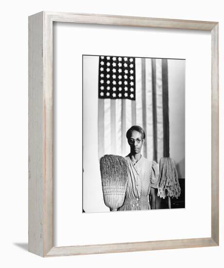 American Gothic, 1942-Gordon Parks-Framed Premium Giclee Print