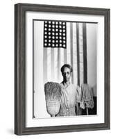 American Gothic, 1942-Gordon Parks-Framed Giclee Print
