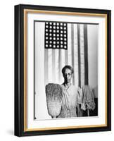 American Gothic, 1942-Gordon Parks-Framed Giclee Print