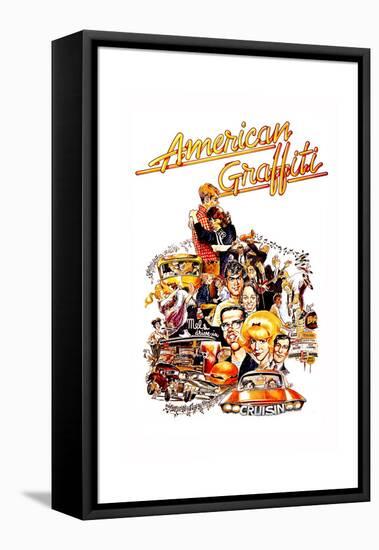 American Graffiti, 1973-null-Framed Premier Image Canvas