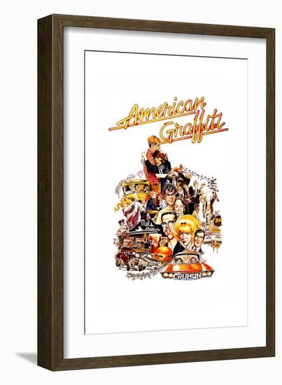 American Graffiti, 1973-null-Framed Giclee Print