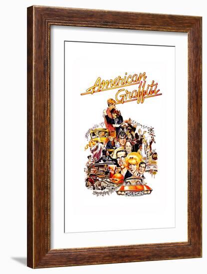 American Graffiti, 1973-null-Framed Giclee Print