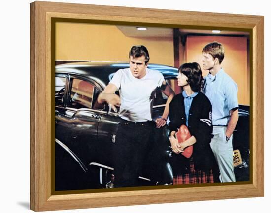 American Graffiti, Paul Le Mat, Cindy Williams, Ron Howard, 1973-null-Framed Stretched Canvas