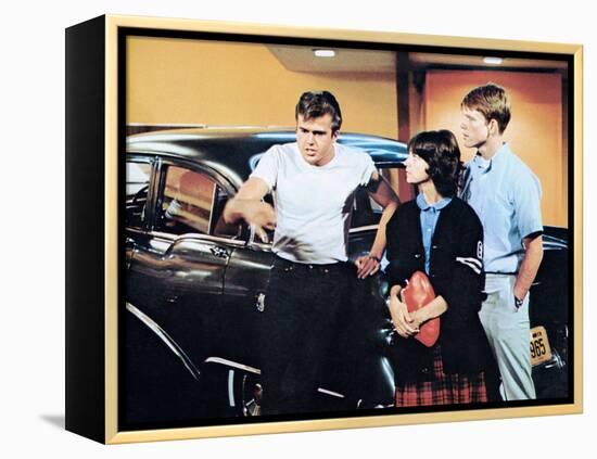American Graffiti, Paul Le Mat, Cindy Williams, Ron Howard, 1973-null-Framed Stretched Canvas