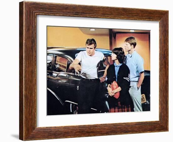 American Graffiti, Paul Le Mat, Cindy Williams, Ron Howard, 1973-null-Framed Photo