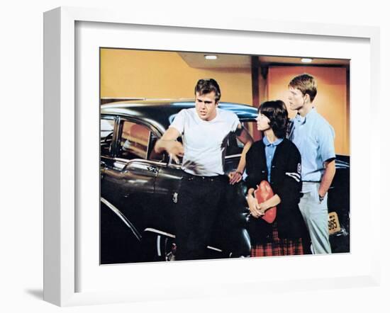 American Graffiti, Paul Le Mat, Cindy Williams, Ron Howard, 1973-null-Framed Photo