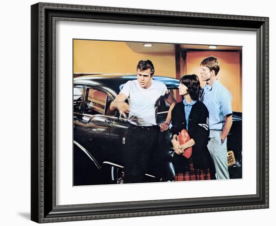 American Graffiti, Paul Le Mat, Cindy Williams, Ron Howard, 1973-null-Framed Photo