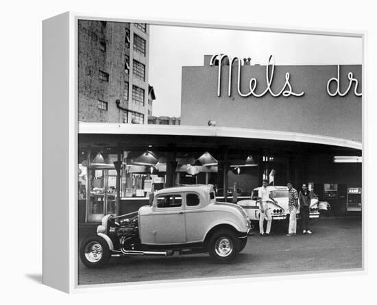 American Graffiti-null-Framed Stretched Canvas