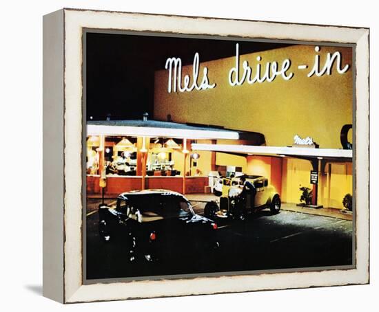 American Graffiti-null-Framed Stretched Canvas