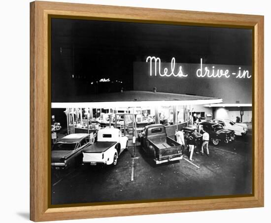 American Graffiti-null-Framed Stretched Canvas