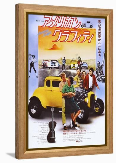 American Graffiti-null-Framed Stretched Canvas