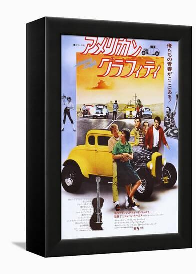 American Graffiti-null-Framed Stretched Canvas