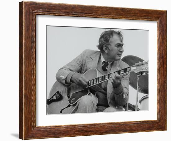 American Guitarist Bucky Pizzarelli on Stage at the Capital Radio Jazz Festival, London, 1979-Denis Williams-Framed Photographic Print