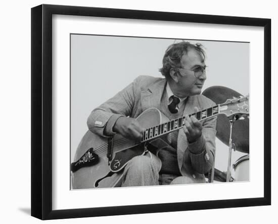 American Guitarist Bucky Pizzarelli on Stage at the Capital Radio Jazz Festival, London, 1979-Denis Williams-Framed Photographic Print