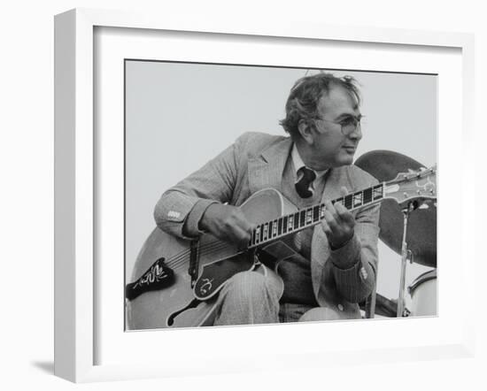 American Guitarist Bucky Pizzarelli on Stage at the Capital Radio Jazz Festival, London, 1979-Denis Williams-Framed Photographic Print