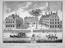 Harvard College, Cambridge, Massachusetts C.1739 (Litho)-American-Giclee Print