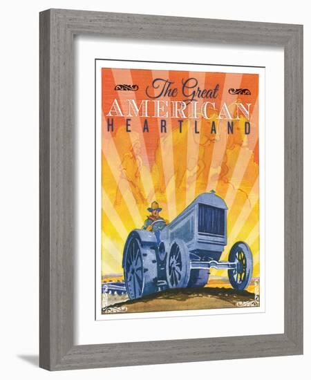 American Heartland-The Saturday Evening Post-Framed Giclee Print