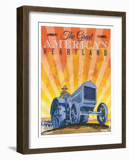 American Heartland-The Saturday Evening Post-Framed Giclee Print