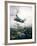 American Helicopter H-21 Hovering Above Soldiers in Combat Zone During Vietnam War-Larry Burrows-Framed Photographic Print