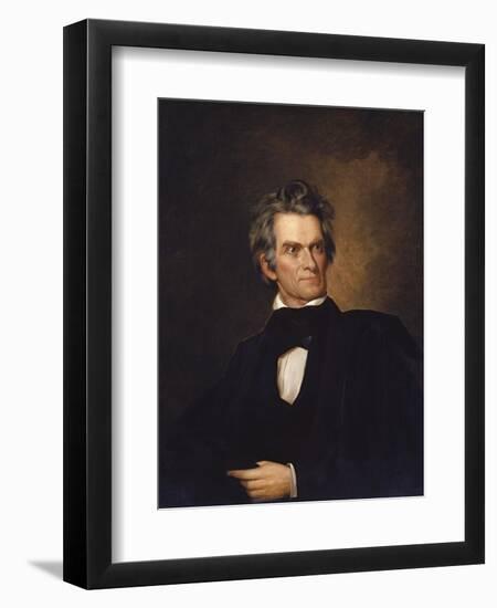 American History Print of U.S. Vice President and Senator John C. Calhoun-Stocktrek Images-Framed Art Print