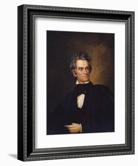 American History Print of U.S. Vice President and Senator John C. Calhoun-Stocktrek Images-Framed Art Print