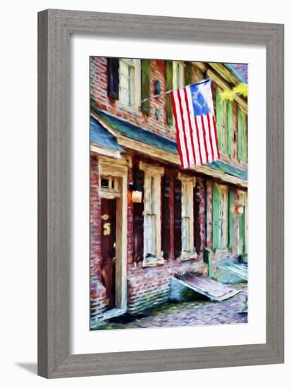 American Home - In the Style of Oil Painting-Philippe Hugonnard-Framed Giclee Print