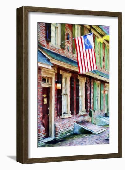 American Home - In the Style of Oil Painting-Philippe Hugonnard-Framed Giclee Print