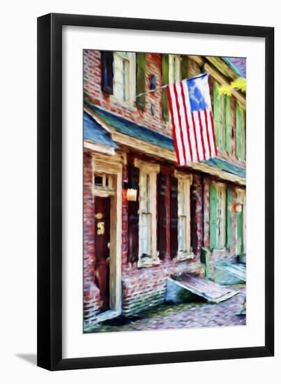 American Home - In the Style of Oil Painting-Philippe Hugonnard-Framed Giclee Print