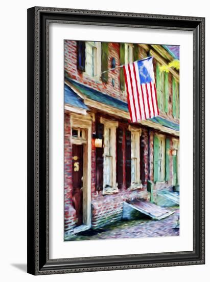 American Home - In the Style of Oil Painting-Philippe Hugonnard-Framed Giclee Print