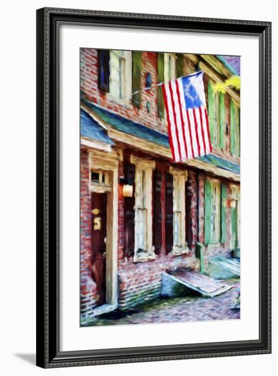 American Home - In the Style of Oil Painting-Philippe Hugonnard-Framed Giclee Print