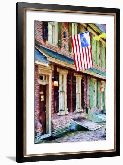 American Home - In the Style of Oil Painting-Philippe Hugonnard-Framed Giclee Print