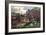 American Homestead in Spring, 1869-Currier & Ives-Framed Giclee Print