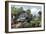 American Homestead in Summer, 1868-Currier & Ives-Framed Giclee Print