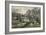 American Homestead Spring-Currier & Ives-Framed Giclee Print