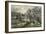 American Homestead Spring-Currier & Ives-Framed Giclee Print
