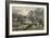 American Homestead Spring-Currier & Ives-Framed Giclee Print