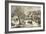 American Homestead Winter-Currier & Ives-Framed Giclee Print