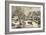 American Homestead Winter-Currier & Ives-Framed Giclee Print