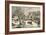 American Homestead Winter-Currier & Ives-Framed Giclee Print