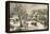 American Homestead Winter-Currier & Ives-Framed Premier Image Canvas