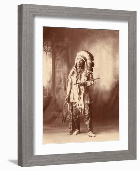 American Horse, Oglala Lakota Indian Chief-Science Source-Framed Giclee Print